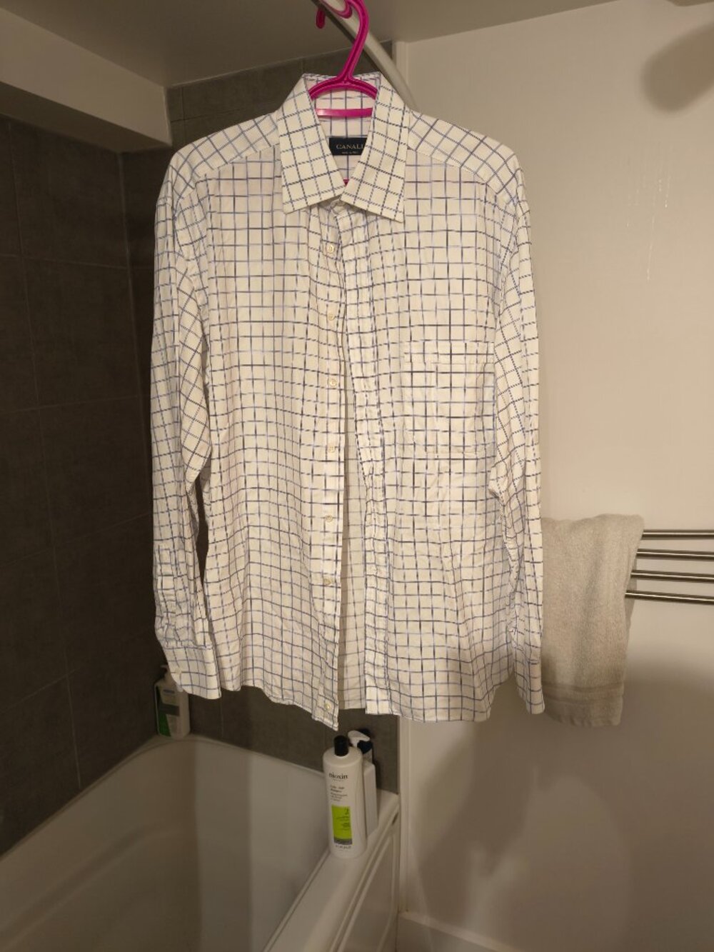 Canali Dress Shirt 100% Cotton size 16